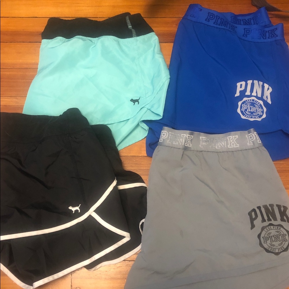 Bundle of Pink running shorts size large